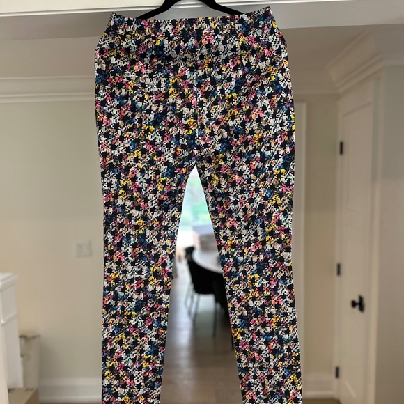 ERDEM straight leg multicolour houndstooth pattern Sidney pants - Size 8. - Picture 9 of 13